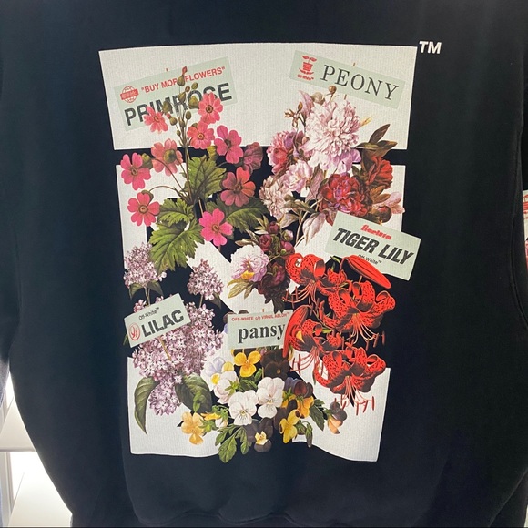 OFF-WHITE flower hoodie⚡️⚡️ - Picture 8 of 9